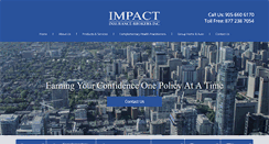 Desktop Screenshot of impactinsurance.com